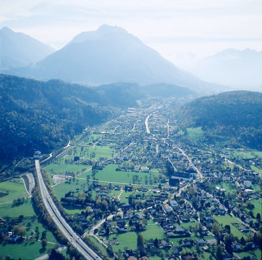 Raum Feldkirch mit Ambergtunnel