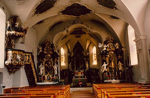 Barocke Pfarrkirche St. Gallenkirch