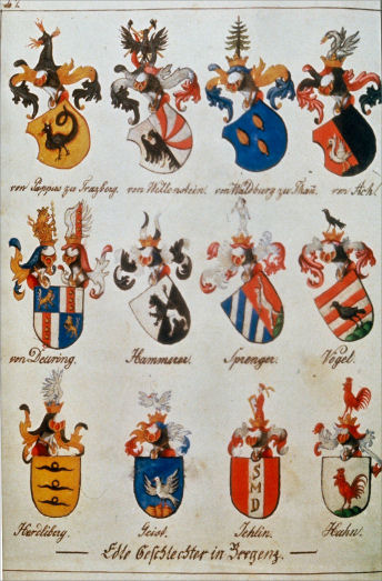 Wappen edler Geschlechter aus Bregenz