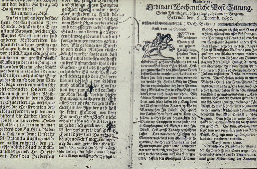 Bregenzer Ordinari-Postzeitung (1697)