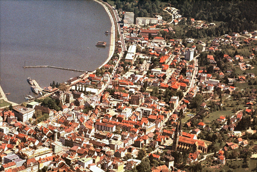 Bregenz um 1980 (Blick zum Hafen)