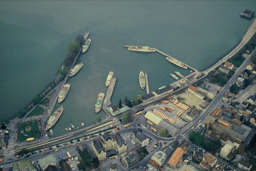 Der Bregenzer Hafen - 1984