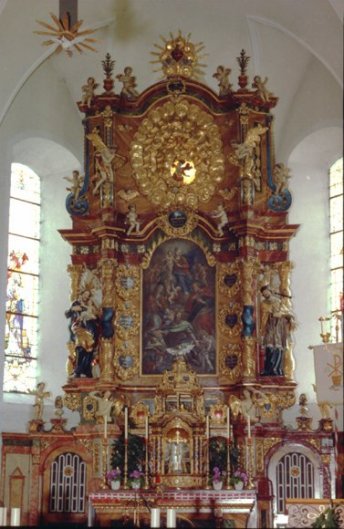 Hochaltar in der Pfarrkirche Bartholomberg