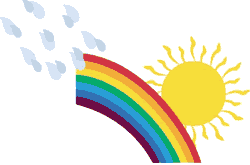 rainbow graphic